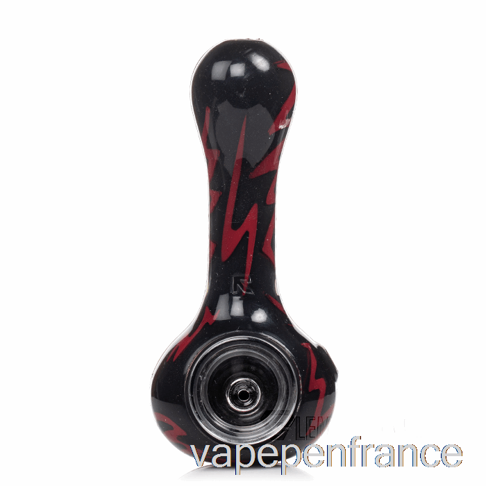 Eyce Oraflex Switchback Cuillère En Silicone Noir / Stylo Vape Rouge